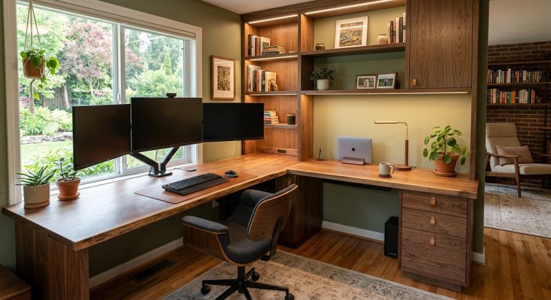 Custom Desk Installation in Winston Salem, NC